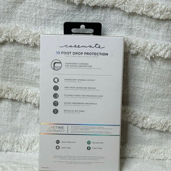 ˚₊‧꒰ა ☆ ໒꒱ ‧₊˚ NIB Twinkle Case Iridescent Sparkle Apple iPhone Xs Max (3C-196) - Picture 4 of 4